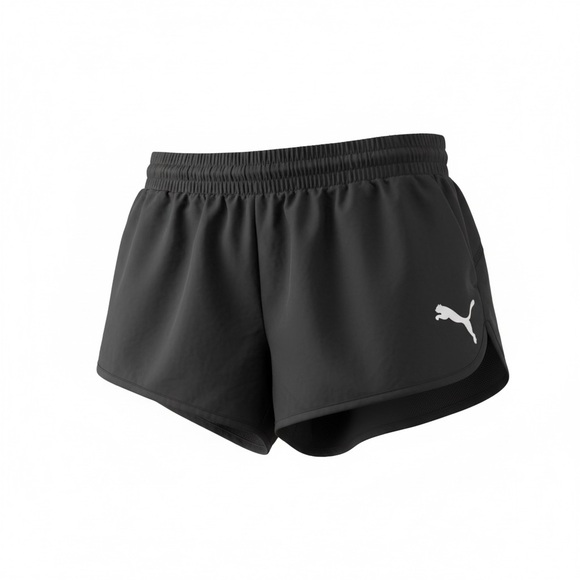 Puma Pants - PUMA Women’s Running Shorts Black Mesh Liner Athletic Gym Shorts Size M